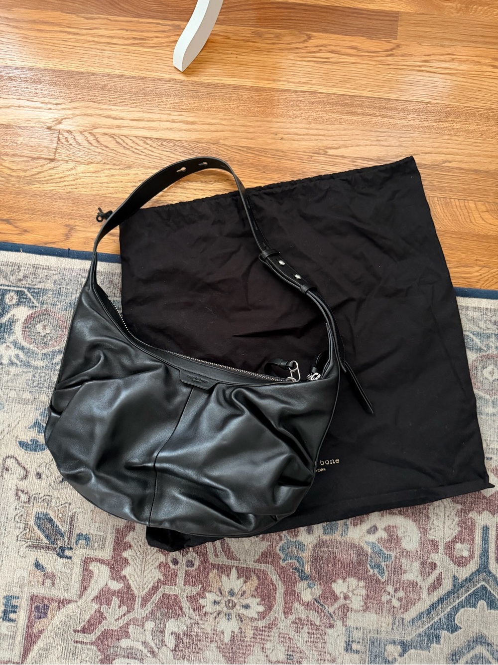 Rag & Bone Black Leather Shoulder Bag